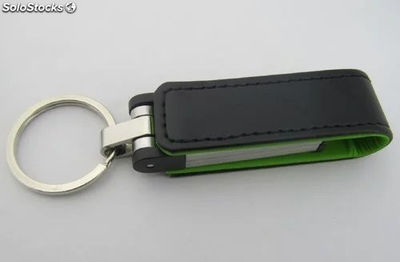 Memoria USB marca personalizada de cuero muestra gratis envío rápido modelo 20 - Foto 2