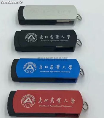 Memoria USB metálico con logotipo marcado de láser 1 GB 2 GB 4 GB 8 GB 16 GB - Foto 2