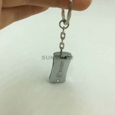 Memoria USB metálico lujoso con llavero y precio de fábrica de China al mayor - Foto 3