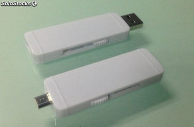 Memoria USB OTG con alto rendimiento y logo persinalizado gratis