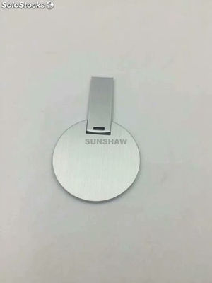 Memoria USB pendrive aluminio redondo con capacidad completa regalo de marketing - Foto 2