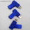 Memoria USB pendrive azul giratorio con capacidad completa y alta velocidad - 1