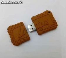 Memoria USB pendrive de suave PVC en forma Linda galleta regalo Lotus Bakeries