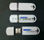 Memoria USB pendrive plástico blanco brillante logotipo impreso personalizado - 1