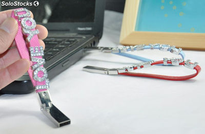Memoria USB pulsera memoria USB brazalete personalizado oferta fábrica china126 - Foto 3