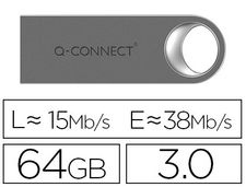 Memoria usb q-connect flash premium 64 GB 3.0