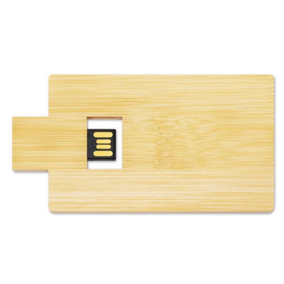 Memoria USB tarjeta 16Gb bambú - Foto 3