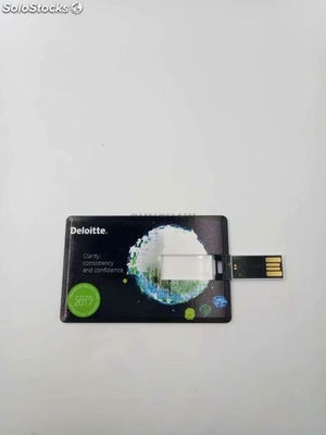 Memoria USB Tarjeta de crédito plástico impresión todo color 2GB 4GB 8GB 16GB - Foto 2