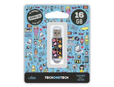 Memoria usb techonetech flash drive 16 gb 2.0 candy pop - Foto 3