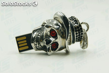 Memoria USB2.0 de metal con logo a serigrafía y grabado por láser gratis 105