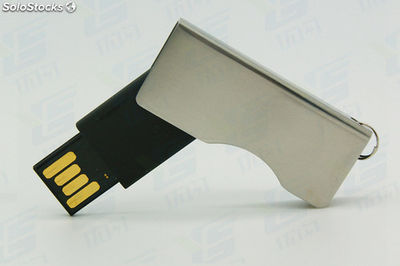 Memoria USB2.0 de metal con logo a serigrafía y grabado por láser gratis - Foto 2