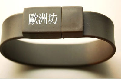 Memoria USB2.0 pulsera memoria USB brazalete personalizado oferta fábrica china - Foto 2