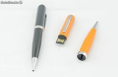 Memorias USB forma bolígrafo promocional logo serigrafia láser modelo 27 - Foto 3