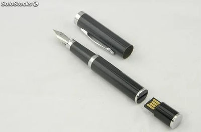 Memorias USB forma bolígrafo promocional logo serigrafia láser modelo 29 - Foto 3