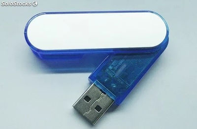 Memorias USB giratorio rotativo logo grabado láser o serigrafia gratis mod 39 - Foto 3