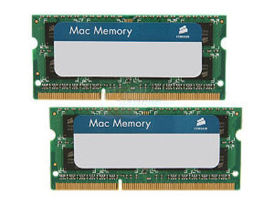 Memory Corsair Mac Memory so-DDR3 1333MHz 8GB (2x 4GB) CMSA8GX3M2A1333C9