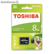 Memory toshiba micro sd 8GB+adpt.-C4