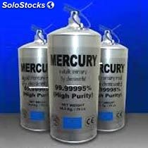 Mercurio mercurio líquido para la venta (99,9%).