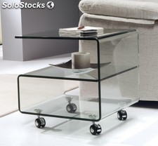 Mesa Auxiliar de cristal 50 x 50 x 53h. FKR5