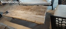 Foto del Producto mesa baja de madera petrificada