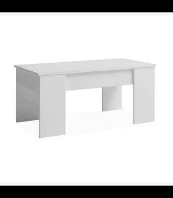 Mesa centro elevable acabado blanco, 45 cm(alto)100 cm(ancho)50 cm(largo) - Foto 2