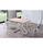 Mesa centro elevable Zoe tapa con forma acabado roble nordish/blanco, 120cm - Foto 3