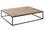 mesa centro forja madera diseño industrial - 1