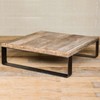 mesa centro madera maciza