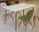 Mesa comedor blanca 120 cm Nury - Foto 3