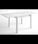 Mesa comedor extensible acabado blanco, 76 cm(alto)90-180 cm(ancho)90 cm(largo), - Foto 2