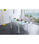 Mesa comedor extensible Milan acabado blanco, 75 cm(alto)110/170 cm(ancho)70 - Foto 2
