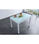 Mesa comedor extensible Milan acabado blanco, 75 cm(alto)110/170 cm(ancho)70 - Foto 5