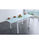Mesa comedor extensible Milan acabado blanco, 75 cm(alto)110/170 cm(ancho)70 - Foto 4