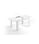 Mesa comedor extensible Paris en color blanco artik 78 cm(alto)140-190 - 1