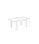 Mesa comedor extensible Paris en color blanco artik 78 cm(alto)140-190 - Foto 3