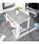 Mesa comedor extensible Paris en color cemento-blanco artik 78 cm(alto)140-190 - Foto 3
