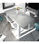 Mesa comedor extensible Paris en color cemento-blanco artik 78 cm(alto)140-190 - Foto 4