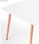 Mesa Comedor Nórdica En Color Blanco Rectangular Multifunción 120x80 Cm - 5