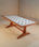 Mesa Comedor rectangular de madera tropical y cerámica española - 1