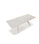 Mesa comedor rectangular extensible MANU tapa cerámico blanco patas metal - Foto 3