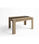 Mesa comedor rectangular extensible Natur acabado natural/bocamina, 76cm(alto) - 1
