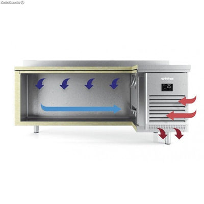 Mesa congelación pastelería Infrico MR 2190 BT - 3 puertas - Foto 2