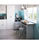 Mesa consola o cocina desplegable Gio en blanco Artik y gris Cemento 120 - Foto 3