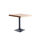 Mesa cuadrada Bar Moss acabado roble nordish/negro, 74cm(alto) 60cm(ancho) - 1