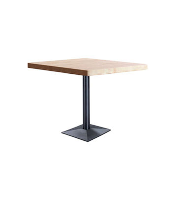 Mesa cuadrada Bar Moss acabado roble nordish/negro, 74cm(alto) 70cm(ancho)