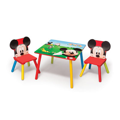 Mesa Cuadrada y 2 sillas Mickey Mouse Disney