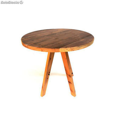 Mesa de apoio de madeira, estilo vintage