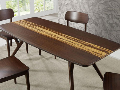 Mesa de bambú grande alta calidad muebles mesa de comedor para cocina, salón - Foto 5