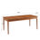 Mesa de bambú grande alta calidad plegable mobiliário mesa de comedor para salón - Foto 4