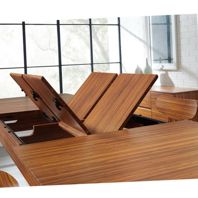 Mesa de bambú grande alta calidad plegable muebles mesa de comedor para salón - Foto 4